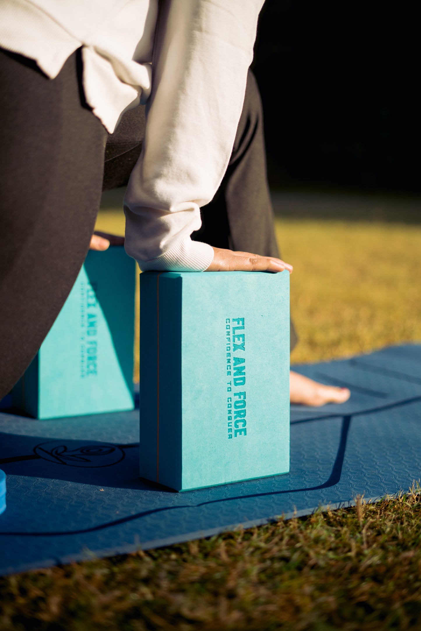 Premium TPE Anti-skid Ultrasoft Yoga Mat 6mm thick, Guiding alignment lines, Strap, Polyester bag