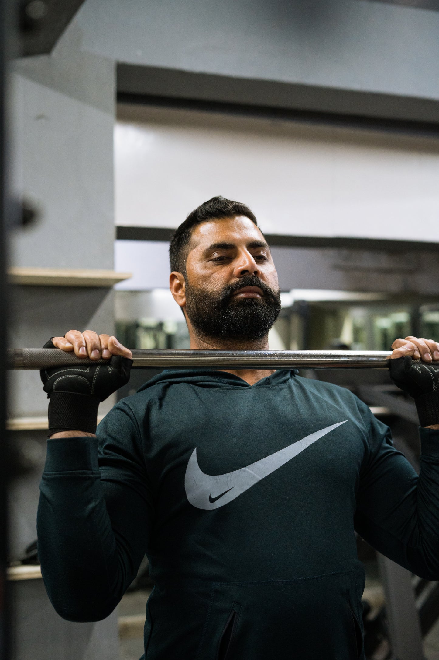 Premium Neoprene breathable Fitness Gloves with Wrist Support for Men and Women Free Size (Fits All), Black