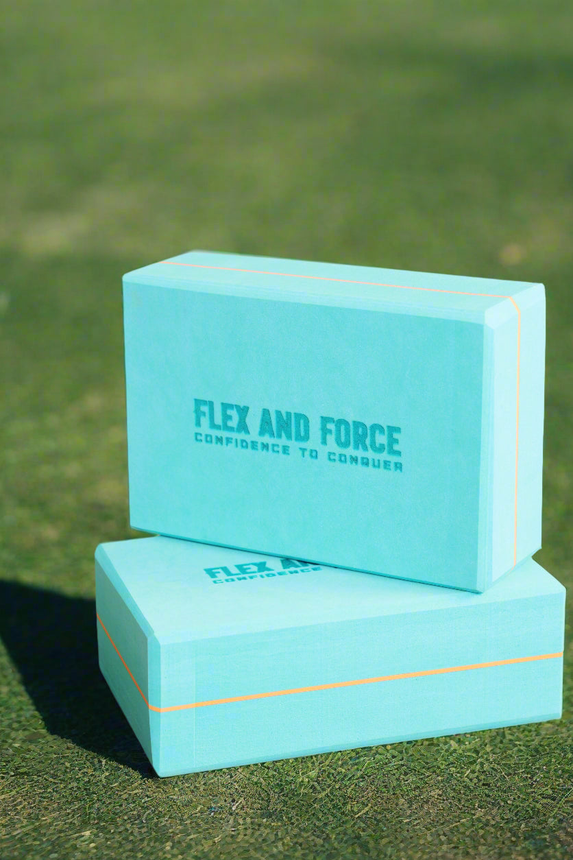 Yoga Blocks | Yoga Bricks, Pack of 2, Premium & Durable EVA Form, Feather light