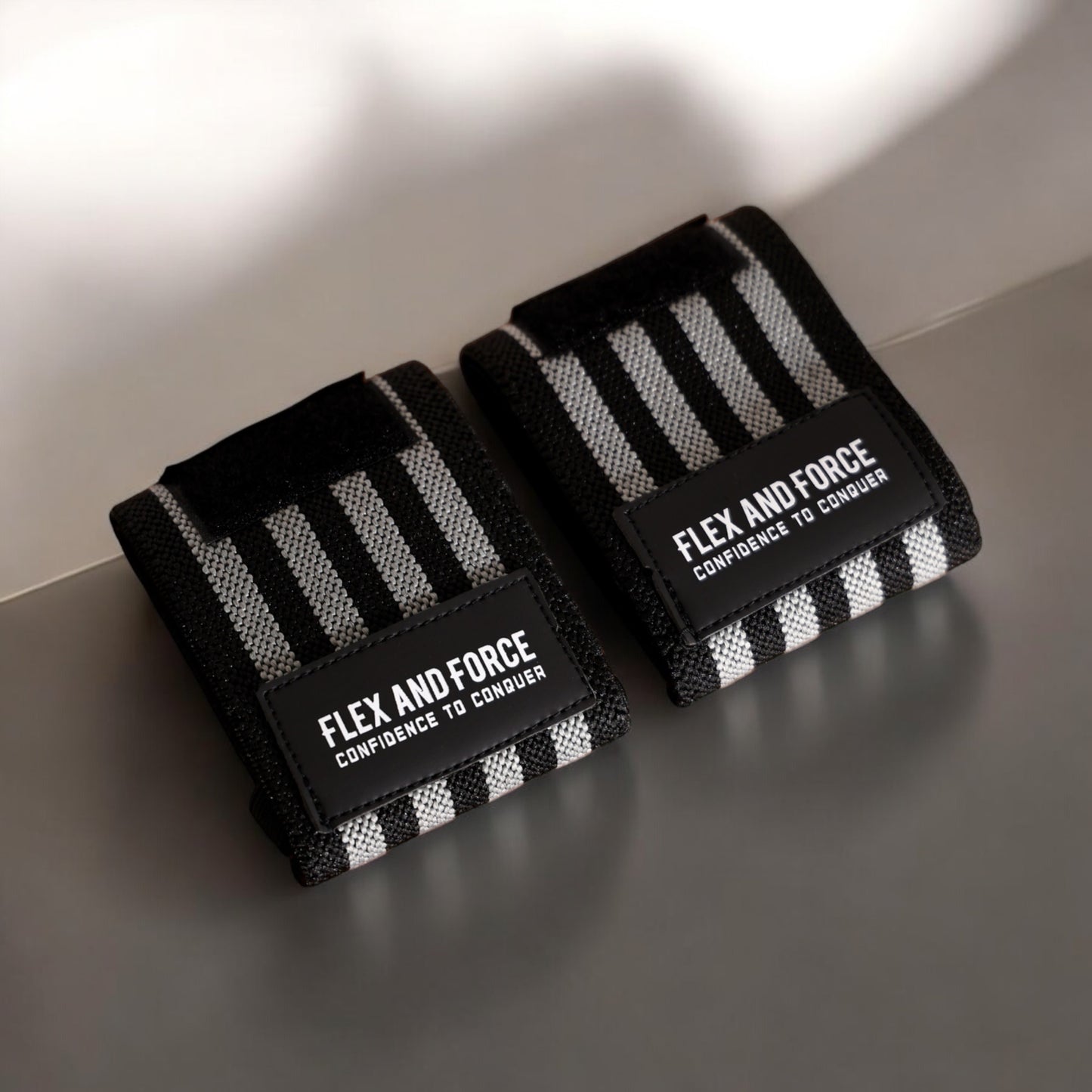 Premium Polyster Wrist Support for Exercise & Weight Lifting with Thumb Loop Strap - for Men & Women