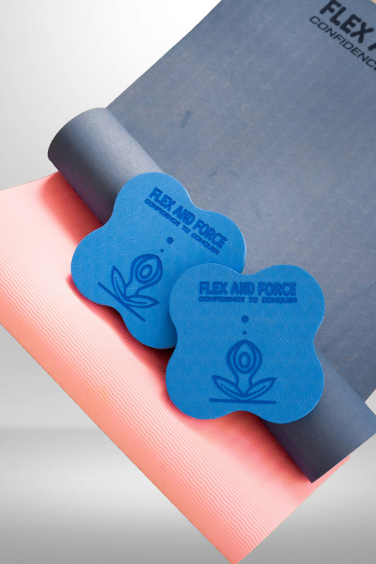 Non-slip Eco-Friendly TPE Yoga knee and elbow pad (Pack of 2)