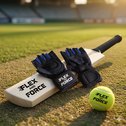 Flex and Force Sports Gloves with Adjustable Wrist Wrap Support (Unisex)