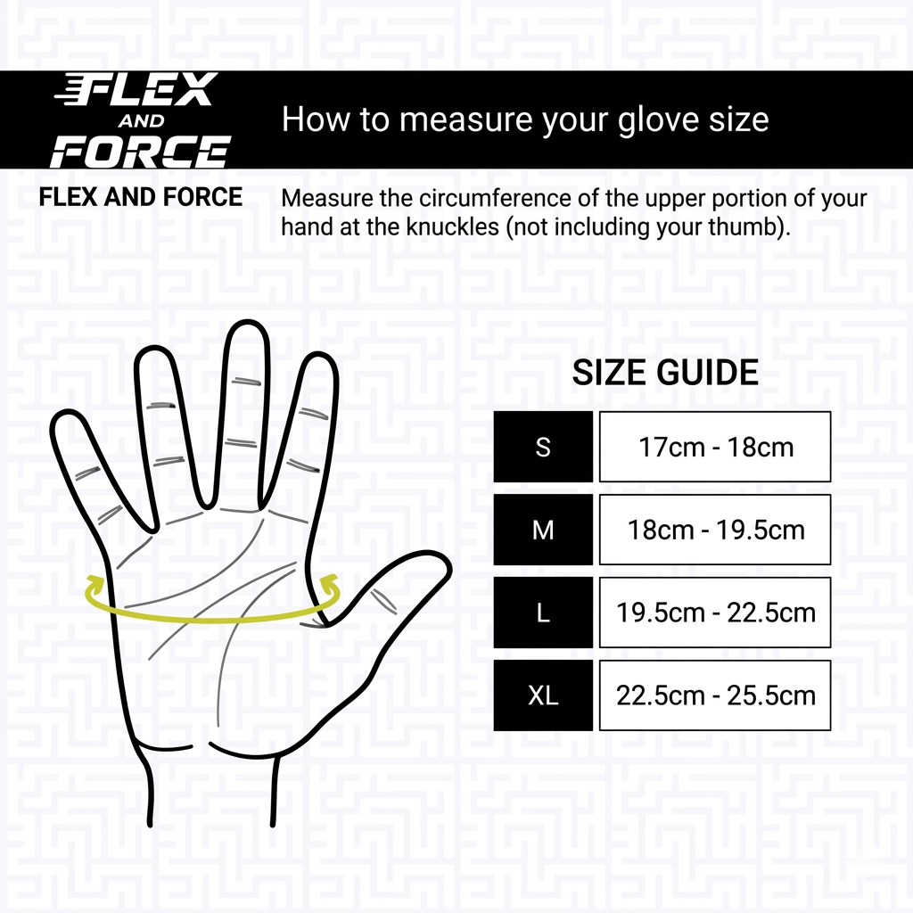Flex and Force Sports Gloves with Adjustable Wrist Wrap Support (Unisex)