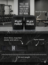 Pro Wrist Wraps for Gym & Heavy Lifting — 3mm Nylon with Imported Velcro | Flex and Force