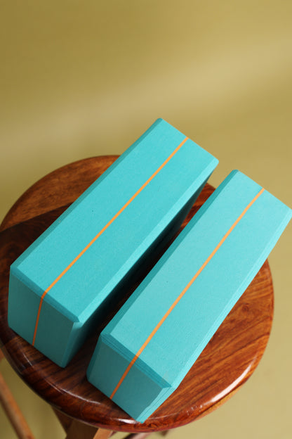 Yoga Blocks | Yoga Bricks, Pack of 2, Premium & Durable EVA Form, Feather light