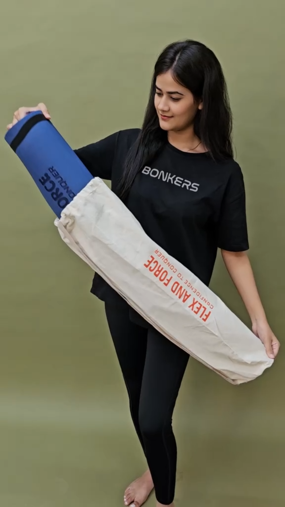 Premium Cotton Yoga Mat Bag